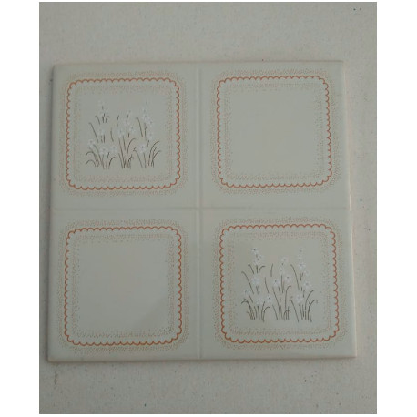 Azulejo Decorativo 15x15 0588